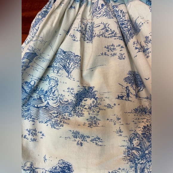 Vintage rare Daisy Kingdom Springtime Toile dress size 4. Cotton. Gorgeous! - Picture 7 of 8